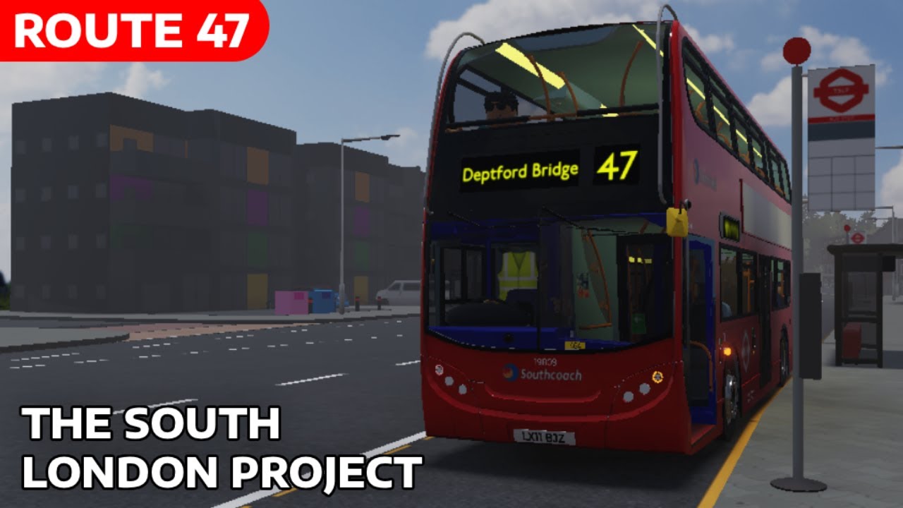 Driving Route 47 to Deptford Bridge (South London Bus Simulator)