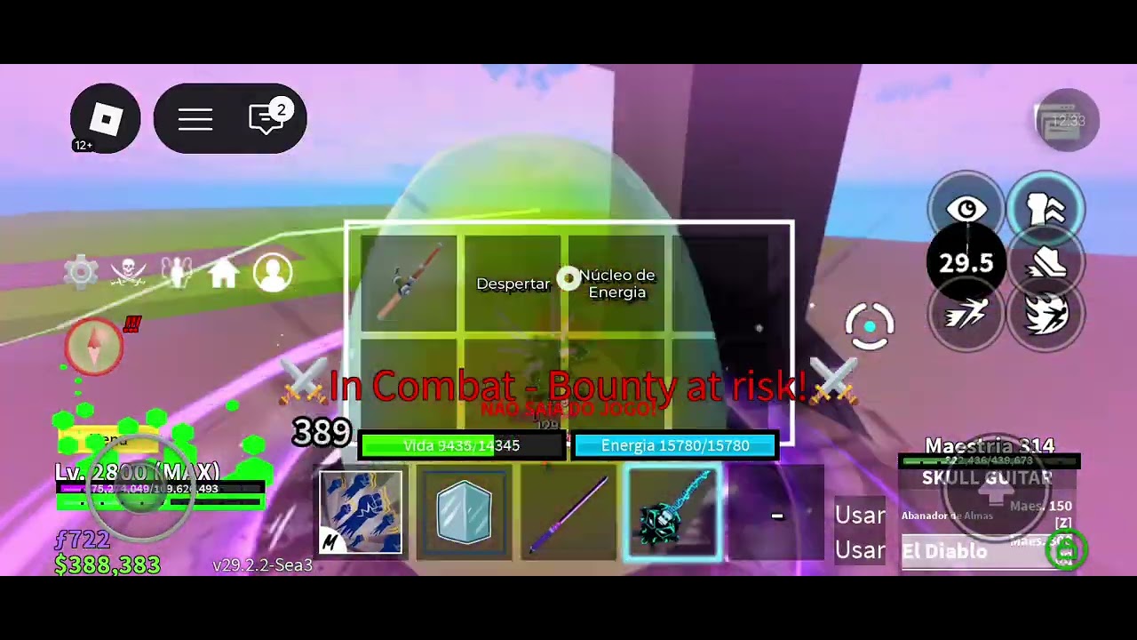 Primeiro vídeo de pvp