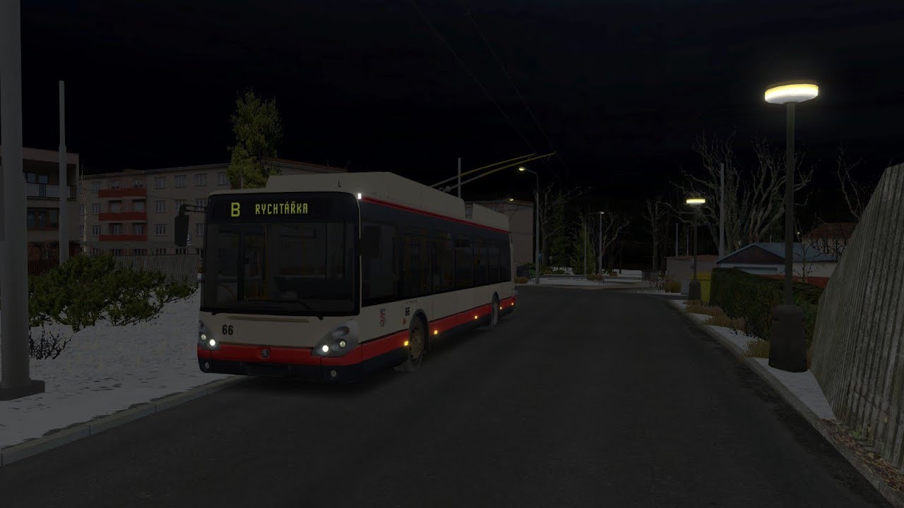 Simt Simulator - linka 17,škoda 24tr #66 DPMJ