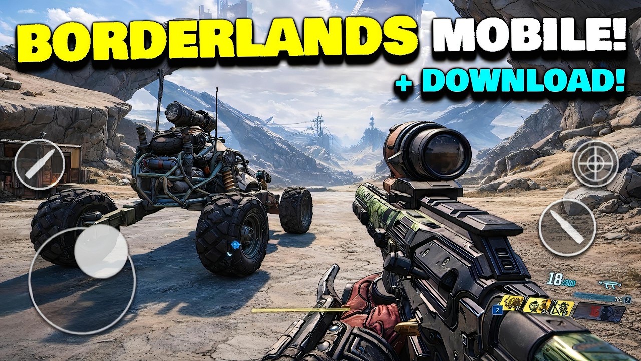 Borderlands Mobile уже здесь! Новая игра с высококачественной графикой для ПК на мобильных устрой...
