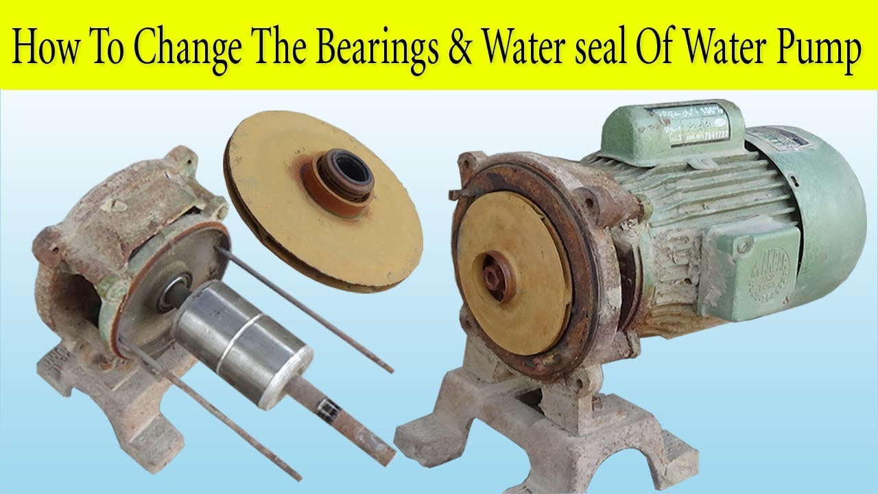 How To Change The Bearings & Water Seal of Water Pump