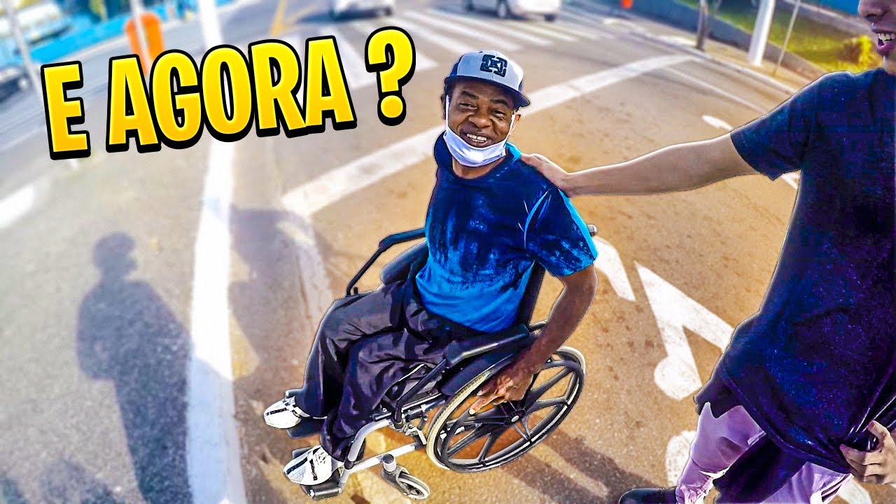 TESTE DE HUMILDADE = FALEI PRO CADEIRANTE QUE MINHA GASOLINA ACABOU , * olha oque ele fez 😱*