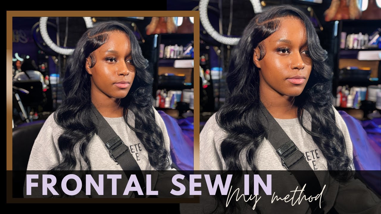 Side Part Frontal Sew In Installation Technique 2022 | Desire Her Co