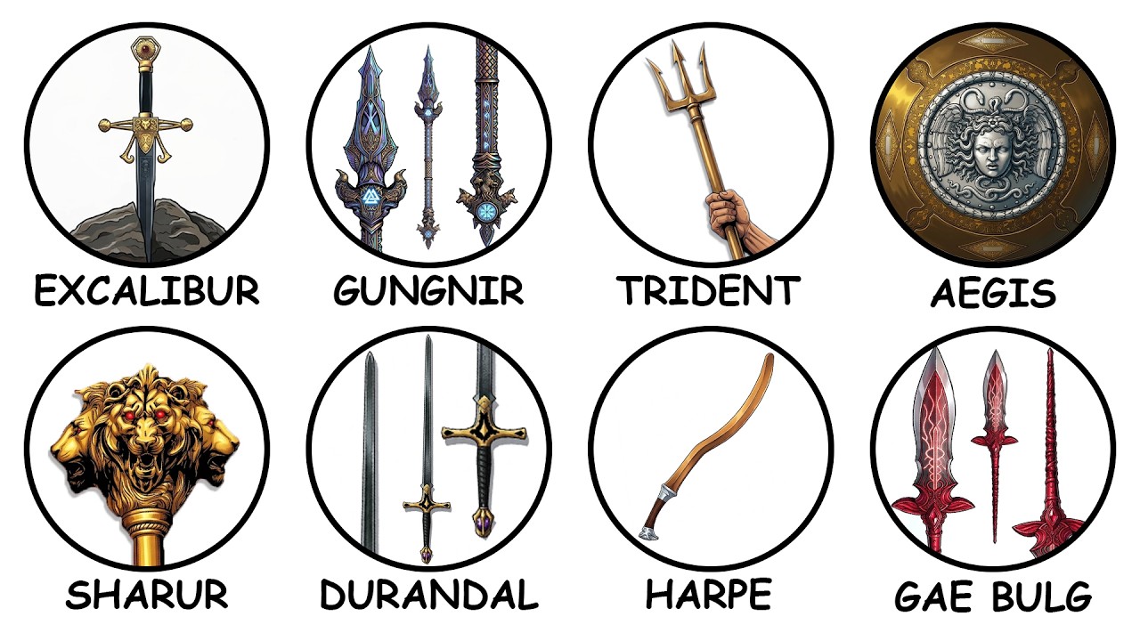 Every Legendary Weapon in Mythology Explained in 19 Minutes