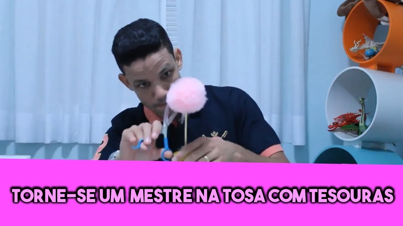 Este video vai transforma você em um mestre da tosa com tesouras