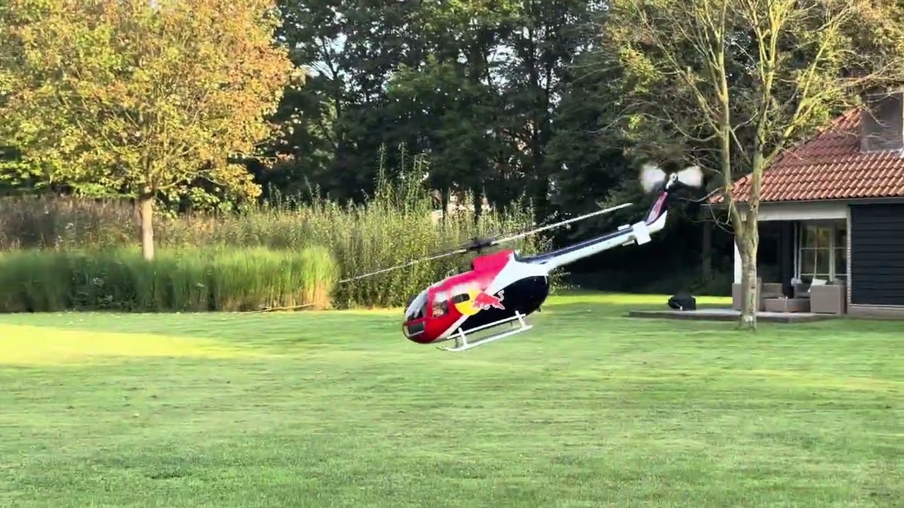 Bo 105 Vario scale 1 : 6 with X-Treme mechanic Vario Helicopter Benelux