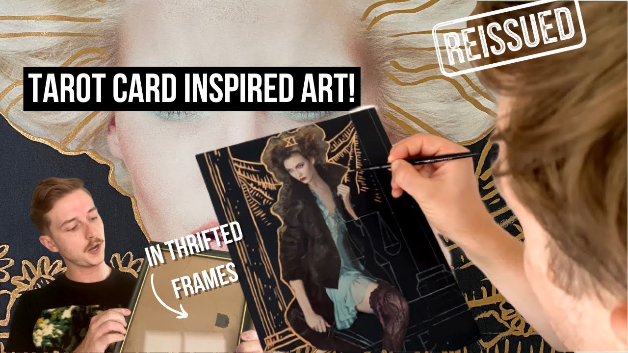 I made Tarot card art out of old W magazines | REISSUED