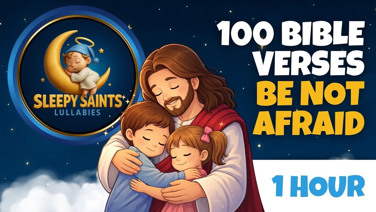 Lullaby 1 Hour of Bible Verses for Babies & Toddlers | Sleepy Saints Lullabies | Don’t Be Afraid 