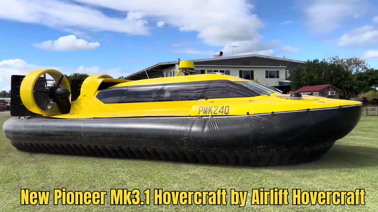 Engine 2 x 195kW Diesel.| Cockpit 5.70 metres | New Pioneer Mk3.1 Hovercraft by Airlift Hovercraft