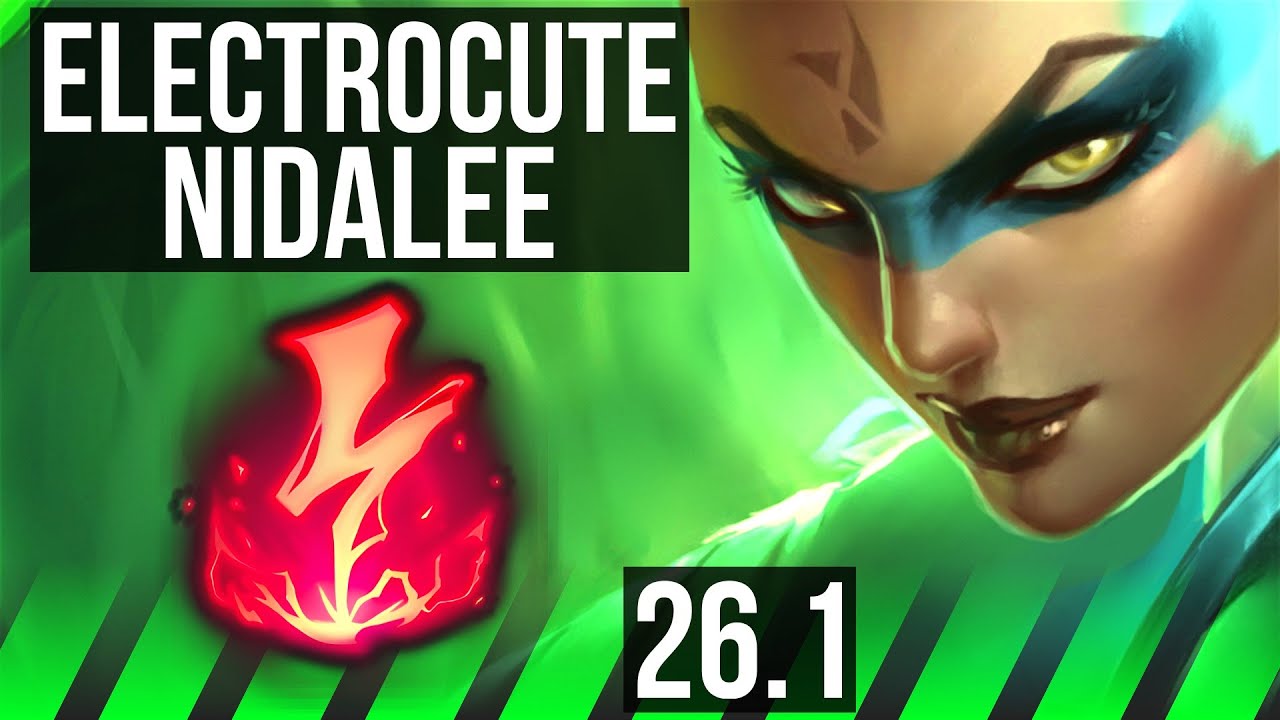 NIDALEE vs KHA'ZIX (JGL) | Perfect KDA: 21/0/5, Electrocute | EUW Master | 26.1