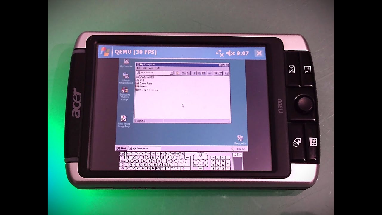 Running Windows 95 on a Pocket PC
