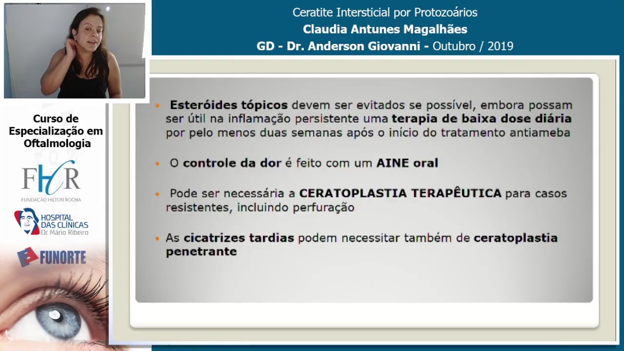 Ceratite Intersticial por Protozo&aacute;rios - Claudia Antunes Magalh&atilde;es - GD