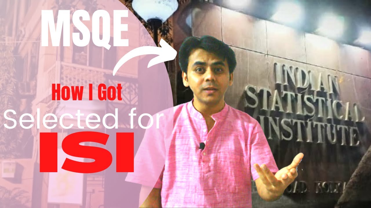 How I got into ISI for Quantitative Economics? (MSQE) [My Story]-[FridayTalk#9]