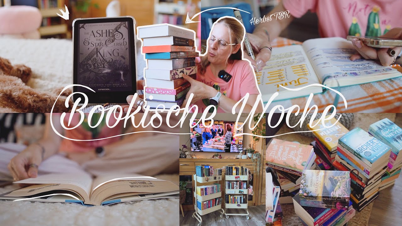 Bookische Woche 📚🎃 Buchwagen sortieren | Reading Journal Update | Lesemonat September | Herbst TBR