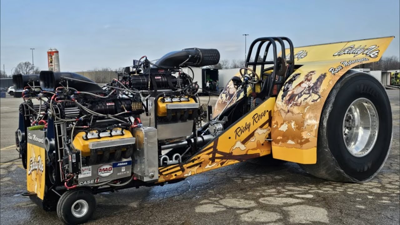 Tractors Unloading at NFMS Championship Tractor Pulls 2026 Freedom Hall