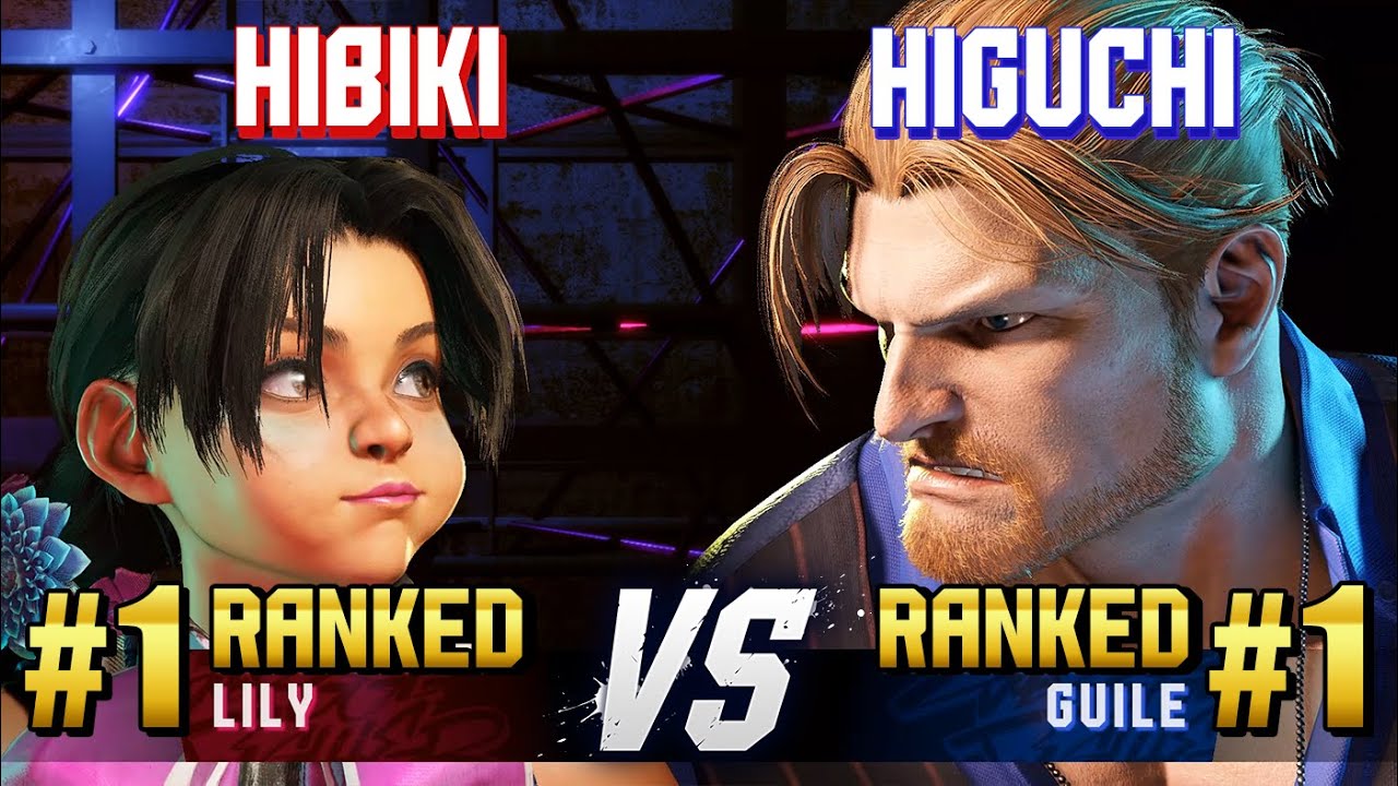 SF6 ▰ HIBIKI (#1 Ranked Lily) vs HIGUCHI (#1 Ranked Guile) ▰ High Level Gameplay