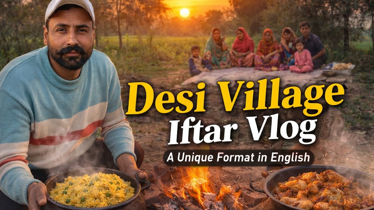Desi Village Iftari Vlog🤤 | Matar Pulao Aur Chicken Ka Salan😍 | Ansar Desi Vlog