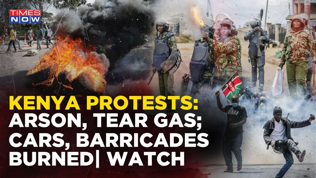 Kenya Protest Back To Haunt| Cars, Barricades Burned| Riot Police Fire Tear Gas| Watch Horror On Cam