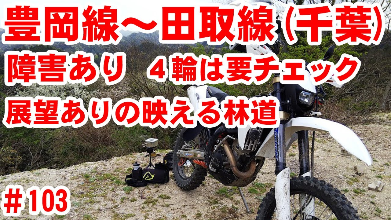 【４輪は要チェック】豊岡線～田取線は映えポイント多数【倒木あり】