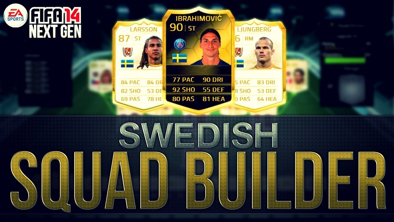 LEGENDS SWEDISH SQUAD BUILDER| LJUNGBERG| LARSSON| IF IBRA