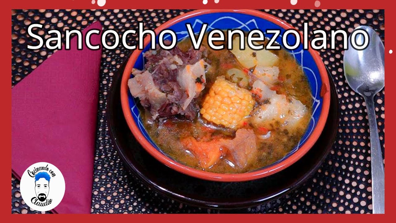 Receta de Sancocho Venezolano/ Sopa de Carnes y Verduras Deliciosa y Sana.