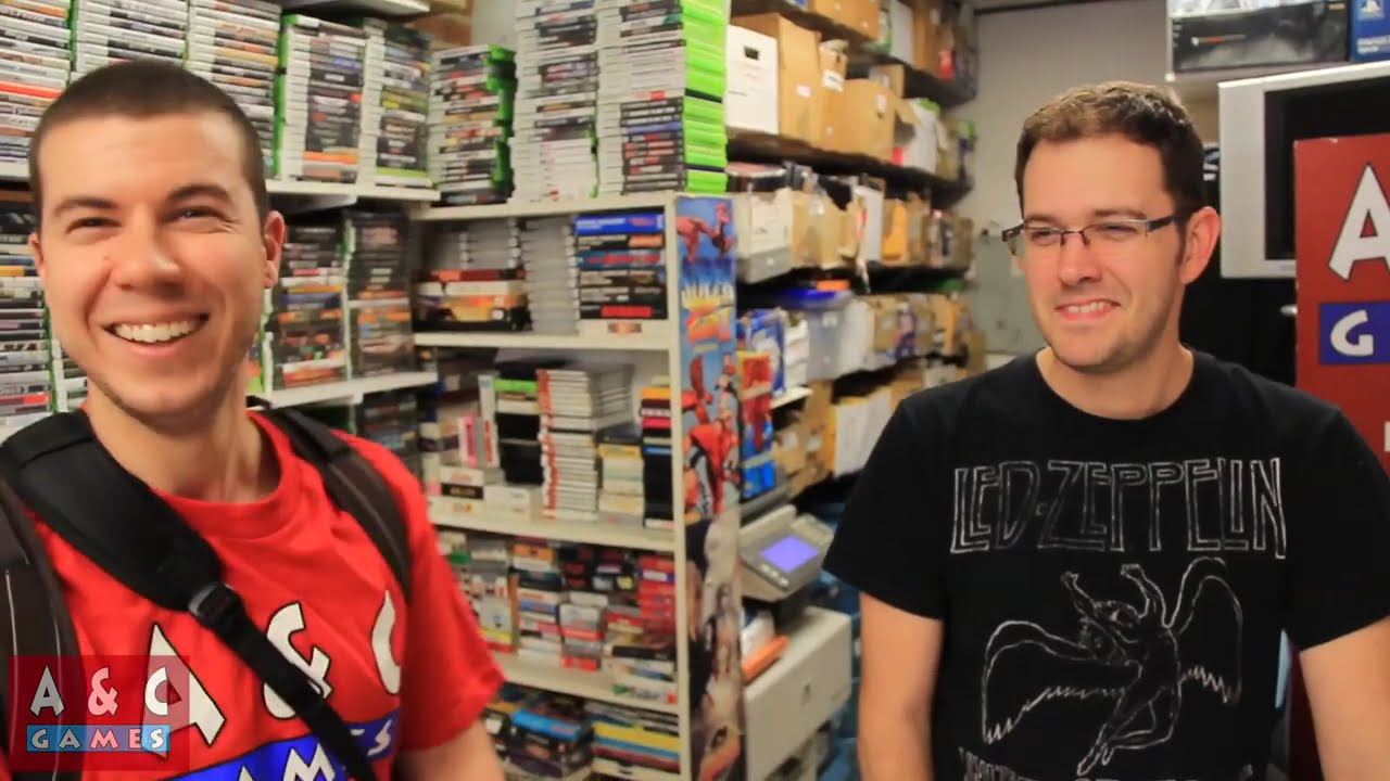 Revisiting The Angry Video Game Nerd Visiting A & C Games!