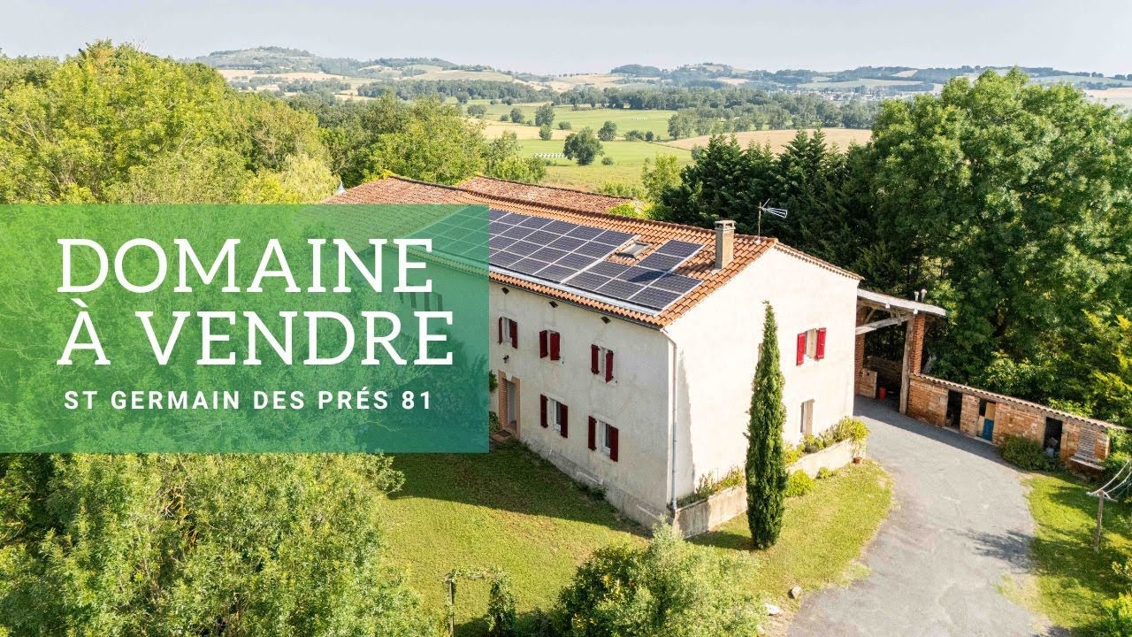 Domaine immobilier à vendre gîte et salle de réception Tarn France