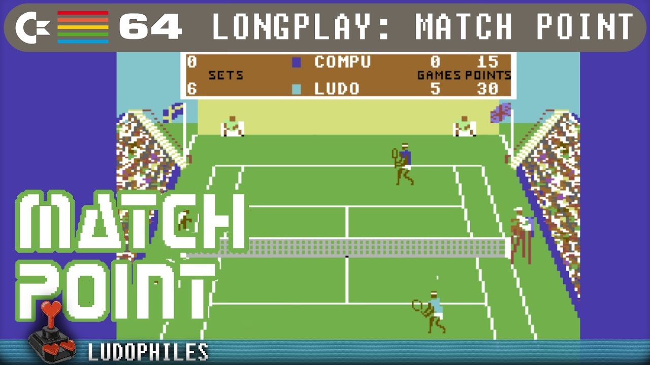 Match Point C64 Longplay [138] Full Playthrough / Walkthrough (no commentary) #c64 #retrogaming