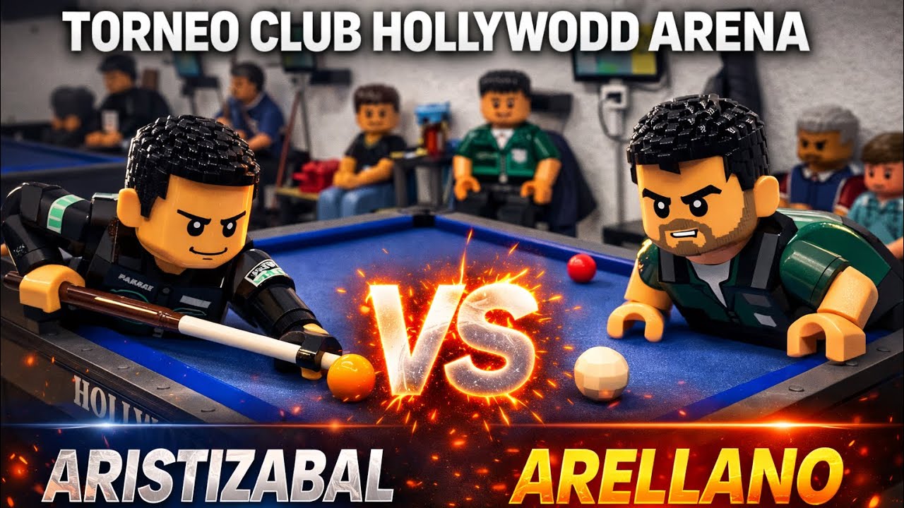COLOMBIANO IMPARABLE!! | Heriberto ARISTIZABAL vs Therry ARELLANO | Hollywood Arena | 3 Cushion 