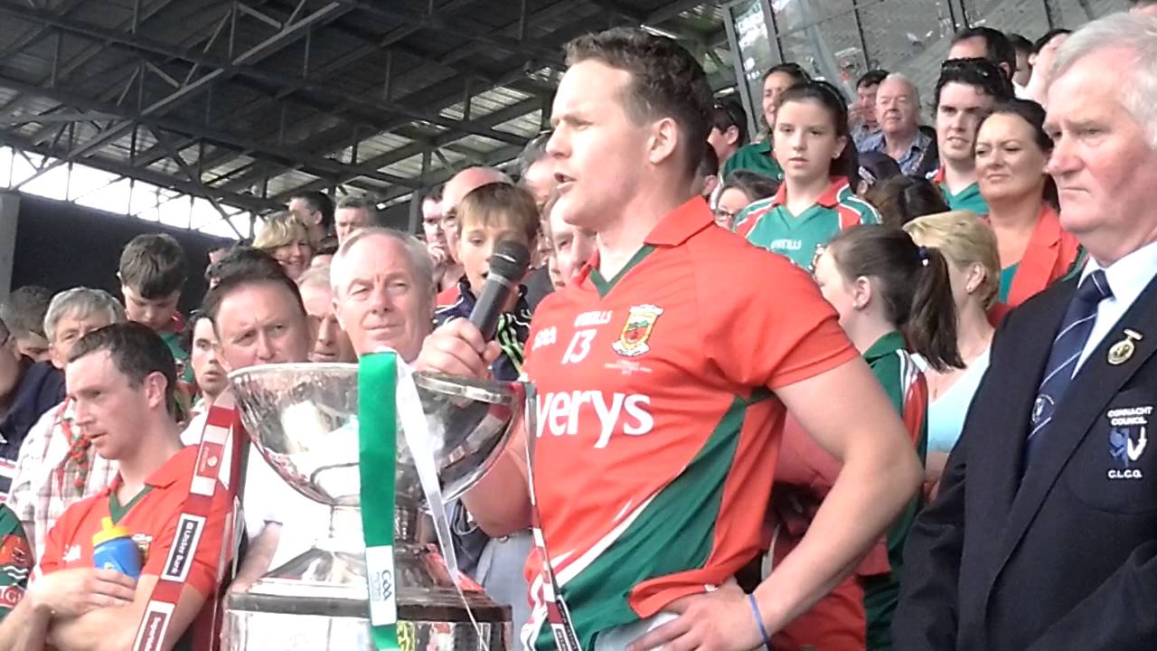 Connacht final 2013 Mayo Captain Andy Moran