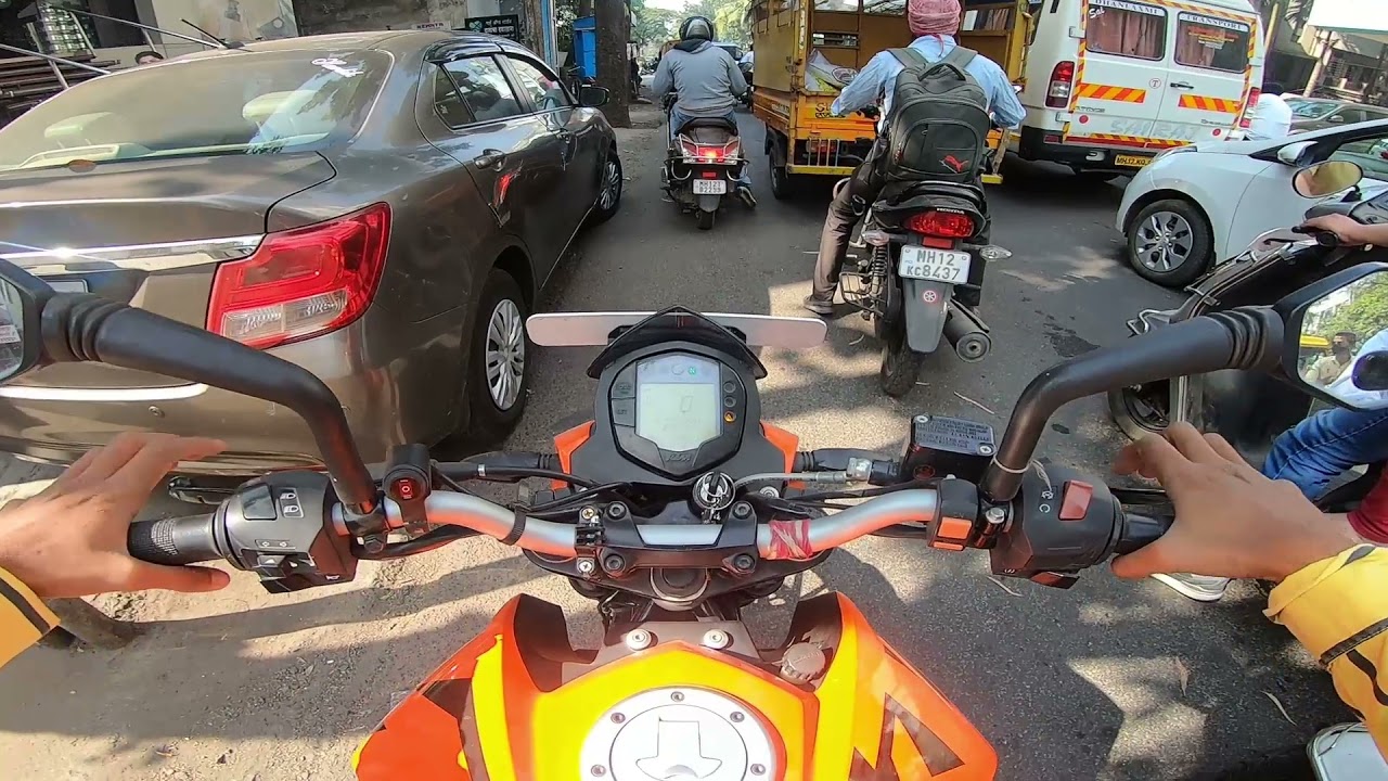A Day with city ride pune | Pune traffic - vijay vlogs #duke200 #ktmduke #pune