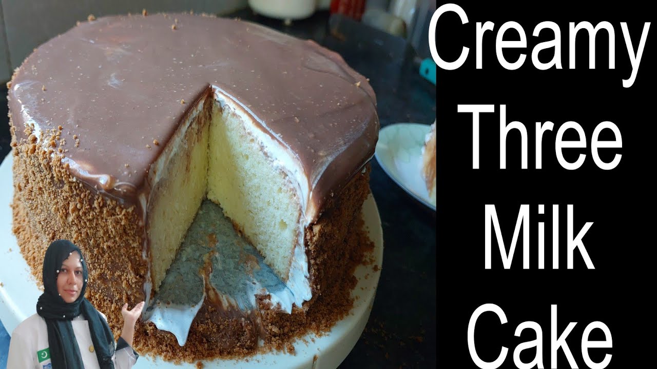 How to Make Three Milk Cake Professionally / Tress Leches Cake Recipe by chef life with chef nazia