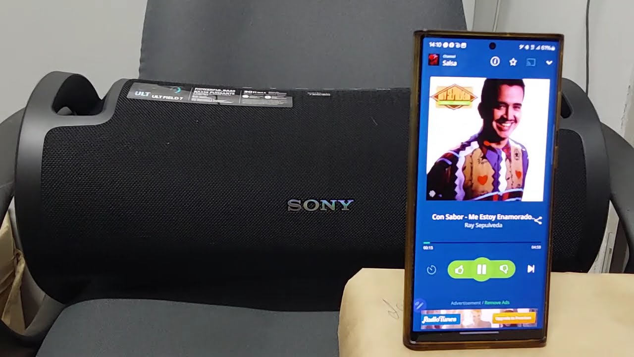 Sony ULT Field 7 - 30% volume, ULT2 sound mode