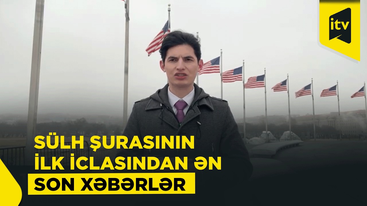 Prezident İlham Əliyev Sülh Şurasının ilk iclasında iştirak edir