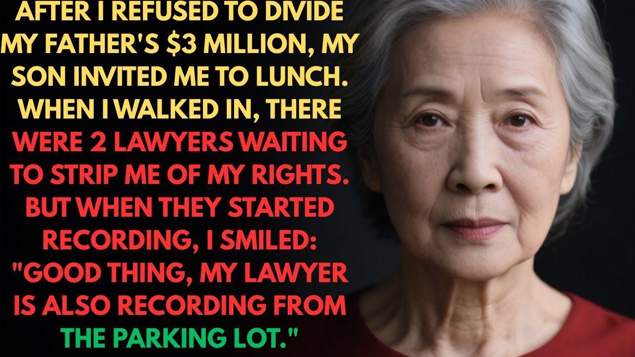 After I Refused to Give My Son My Inheritance, He Arranged a Family Lunch  When I Arrived
