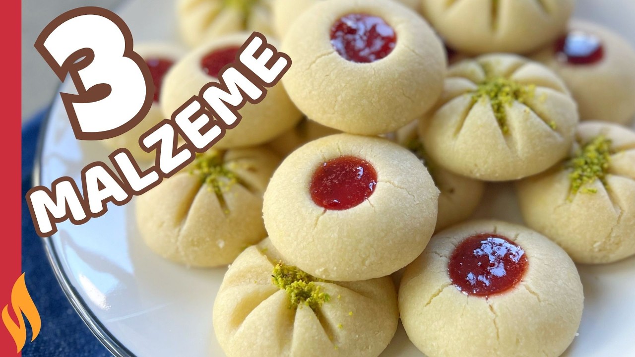 Печенье за ​​5 минут из 3 ингредиентов 😋🍪 Рецепт тающего во рту печенья 💯