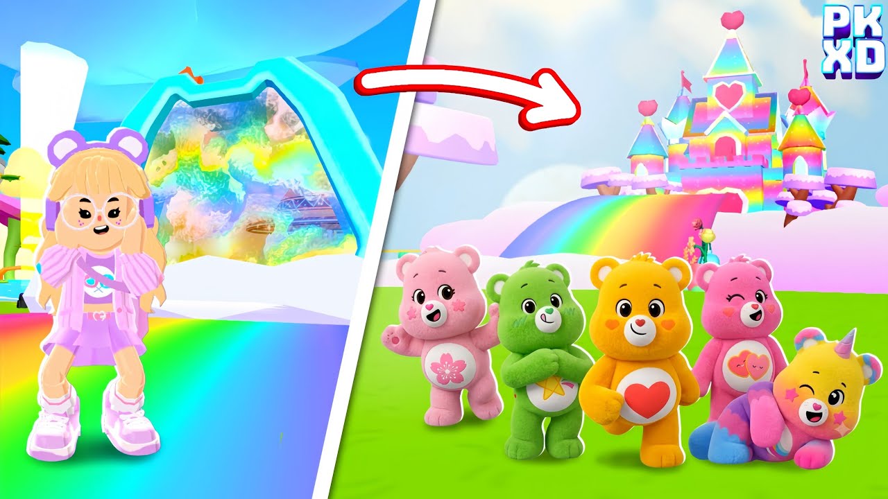 Я нашел Королевство Care Bears в PK XD! 🌈🐻