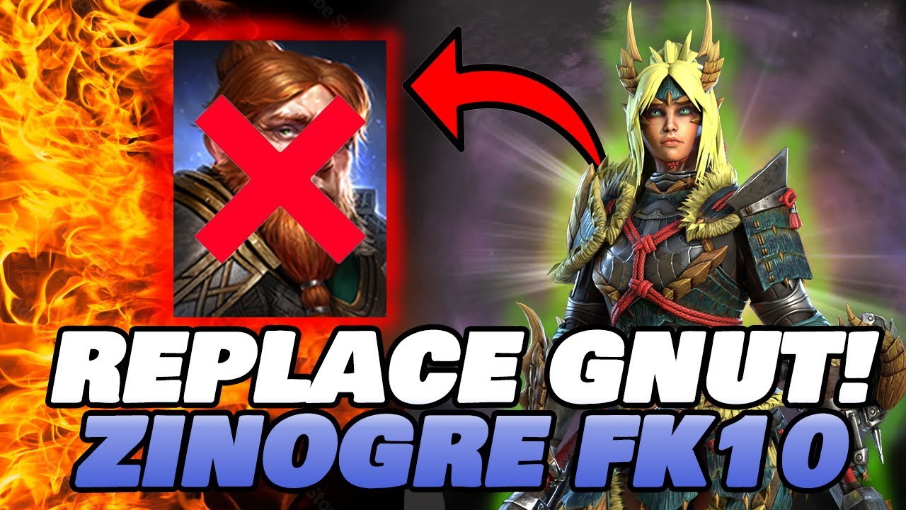 NO GNUT FOR FIRE KNIGHT 10? USE ZINOGRE INSTEAD! RAID SHADOW LEGENDS