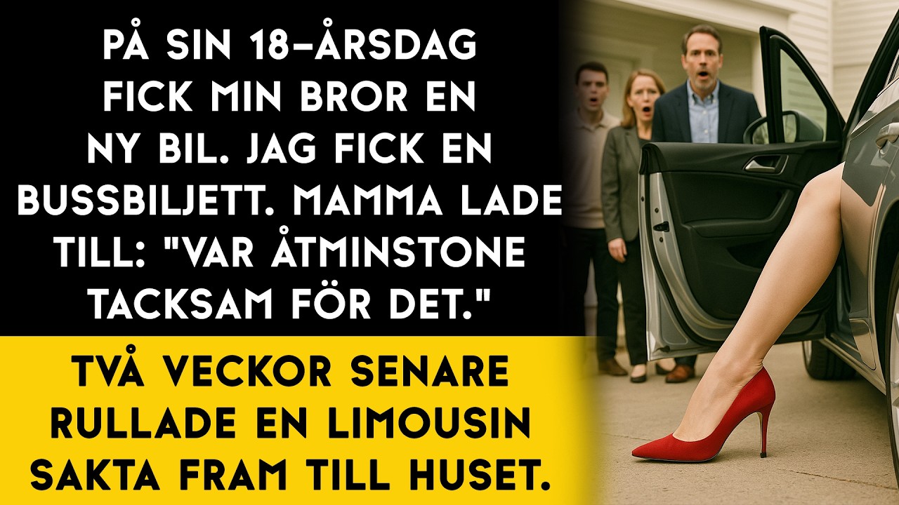 Istället för en present till min 18-årsdag gav mamma mig en enkelbiljett