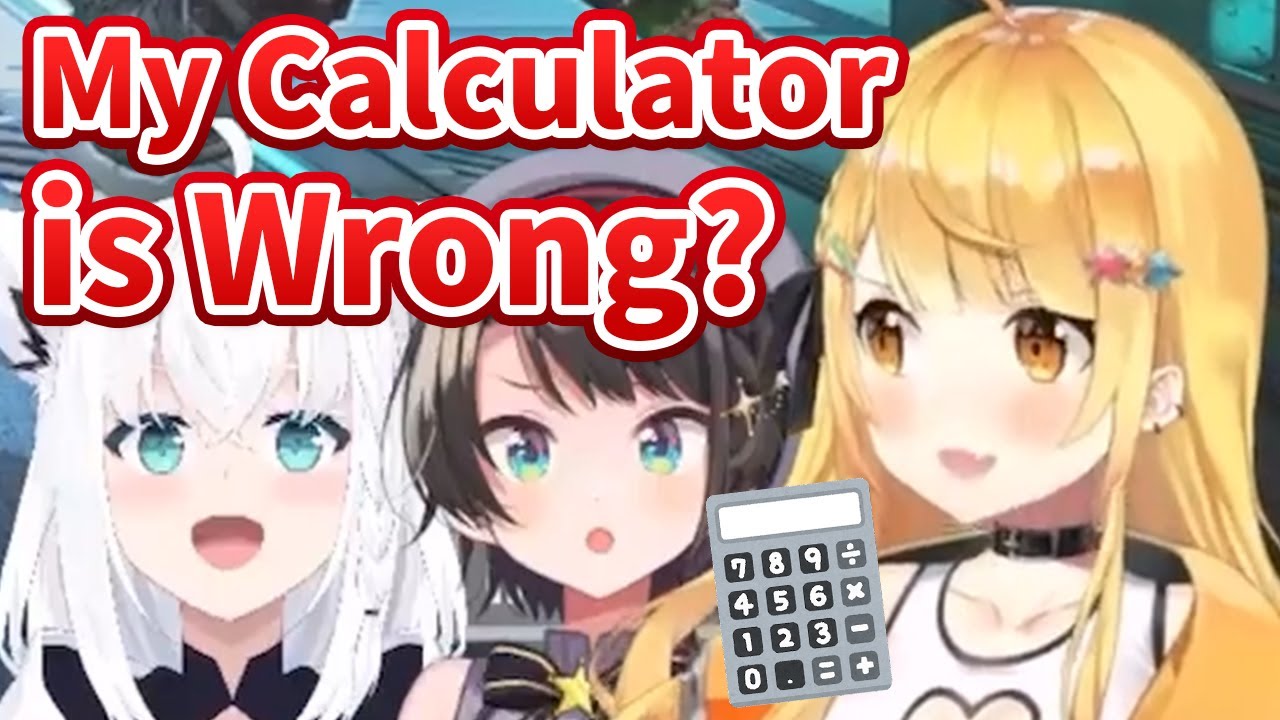 Viewers believe Mel doesn't know how to use calculator [Hololive/Eng sub]