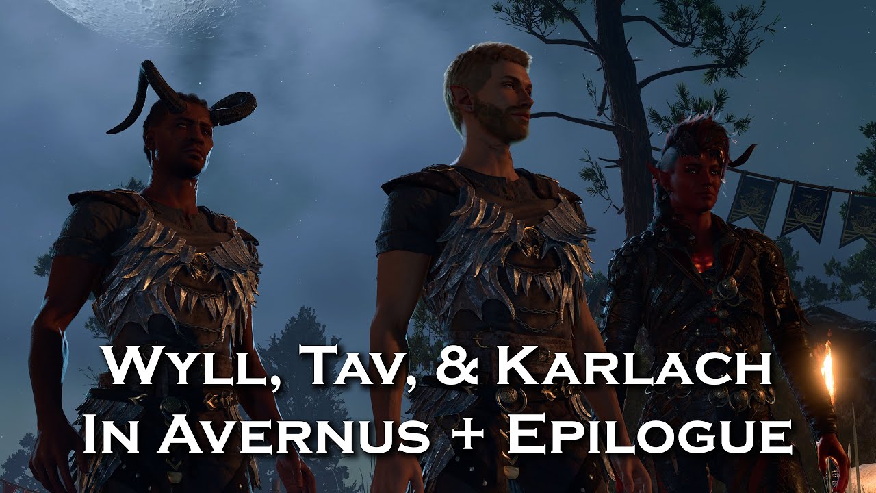 (Part 2) Wyll, Tav, and Romanced Karlach go to Avernus + Epilogue: Ending Exclusive Dialogue Options