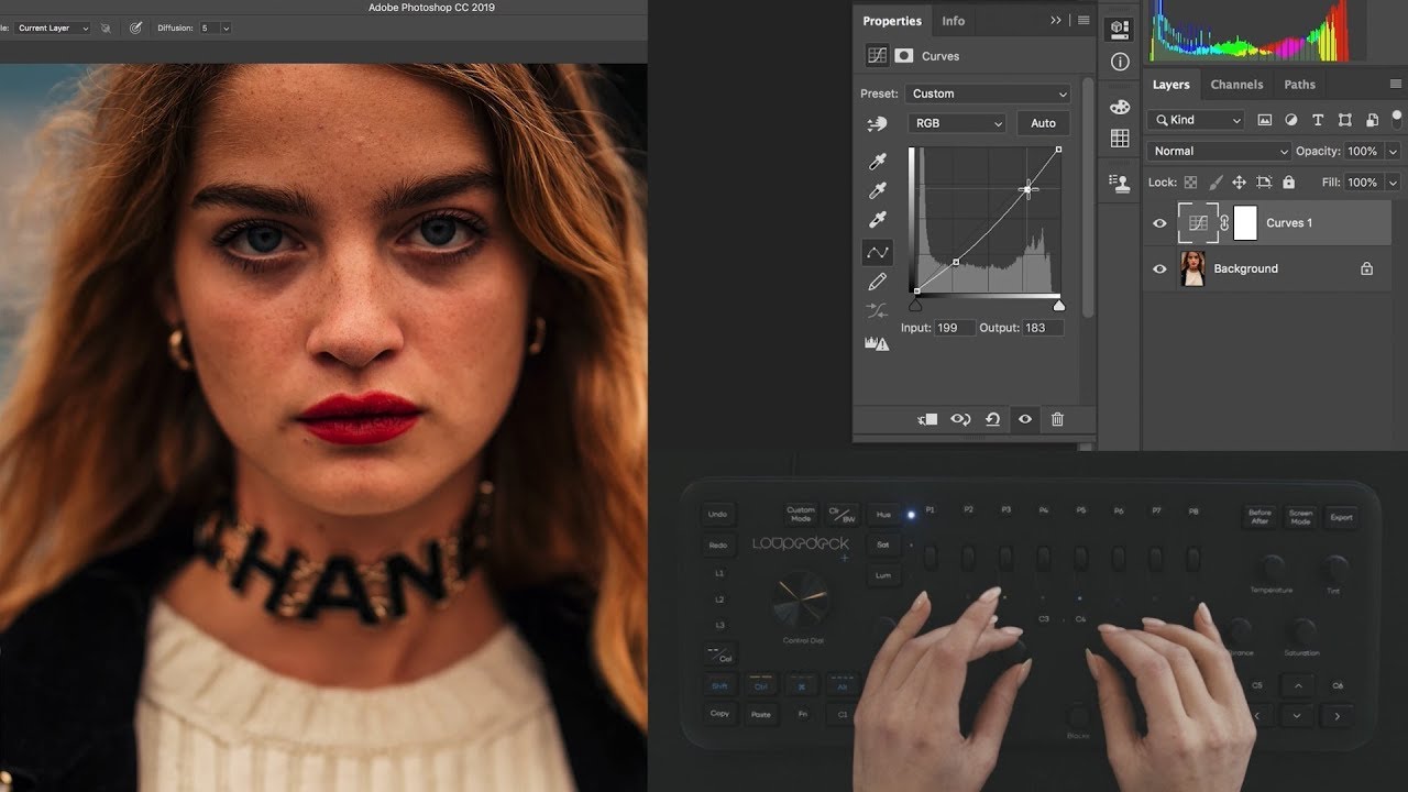 Loupedeck+: Portrait Editing in Adobe Photoshop