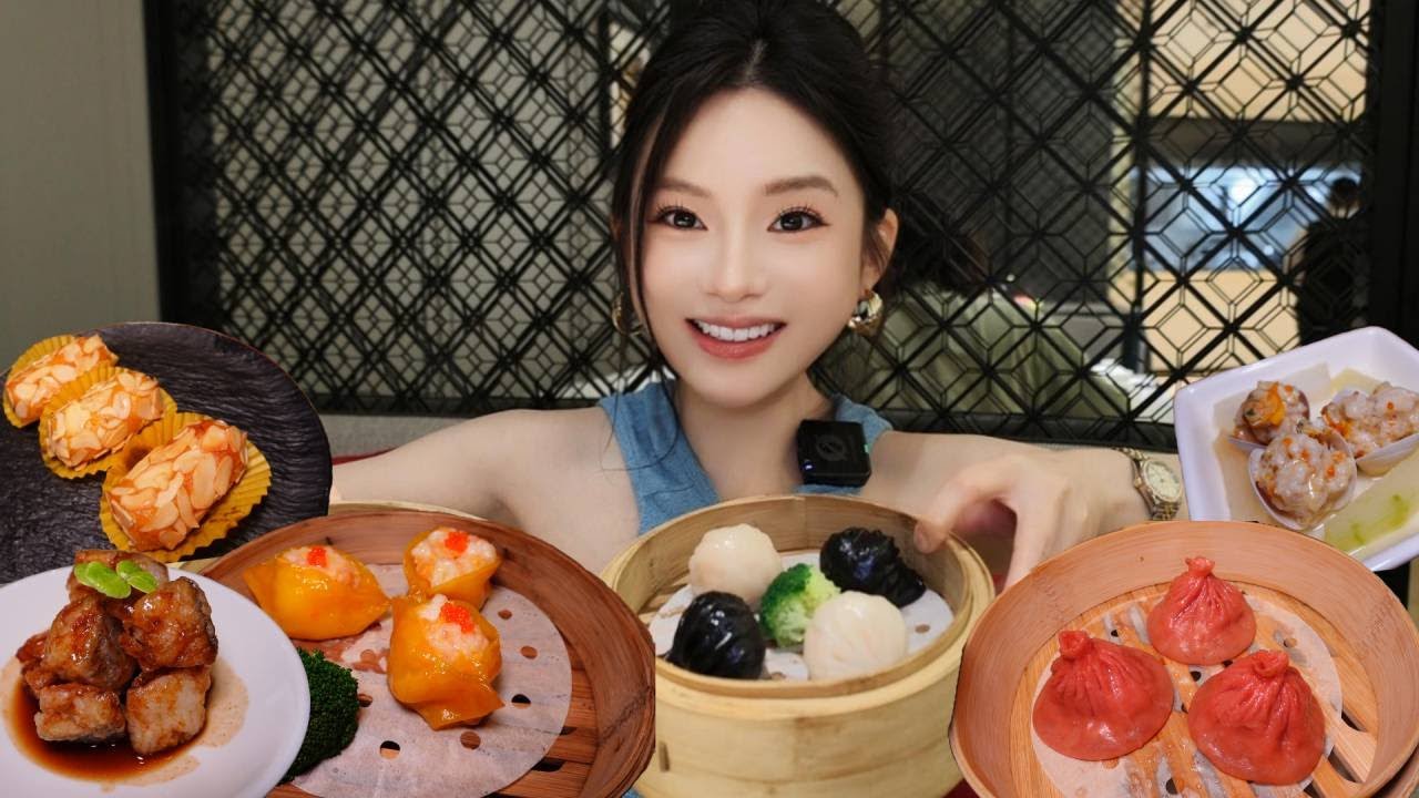 杭州198元一位现点现蒸早茶自助，第一次吃到贝壳里的烧麦！【温油辣辣U】