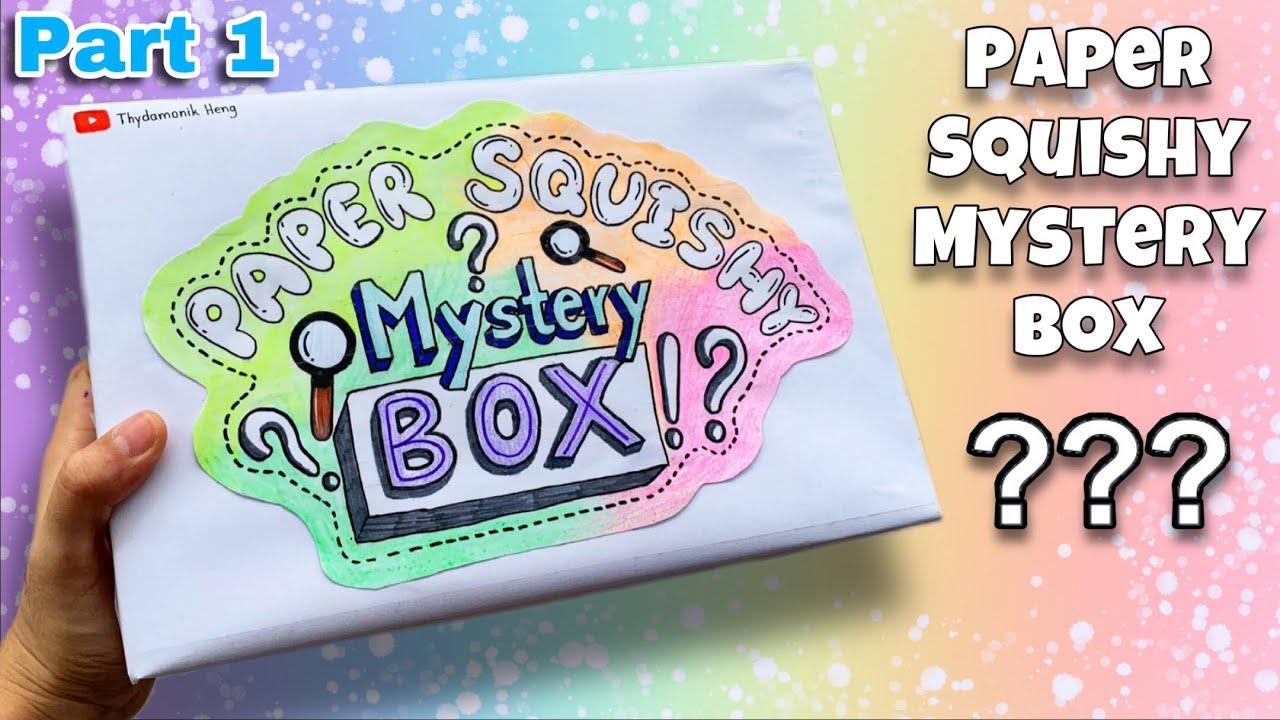 Paper Squishy MYSTERY BOX (Part1)~your paper squishy requests + shoutouts
