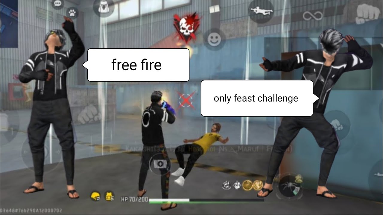 Only feast challenge..! In LW #freefire 