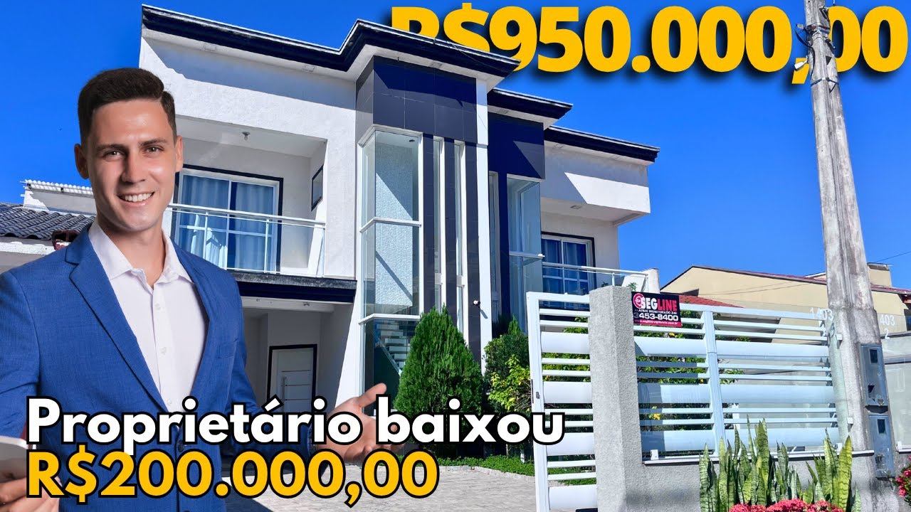Imóvel em Guaratuba: PREÇO PROMOCIONAL!!! 03 Suítes + Piscina + Área de Jogos, NO BREJATUBA!!!