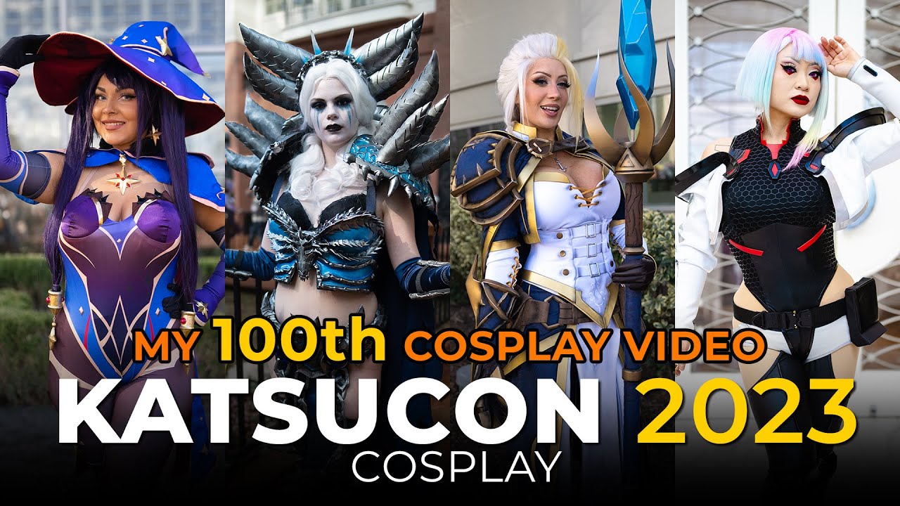 KATSUCON 2023 4K Косплей Музыкальное видео Самые яркие моменты косплея Gaylord Anime Convention C...