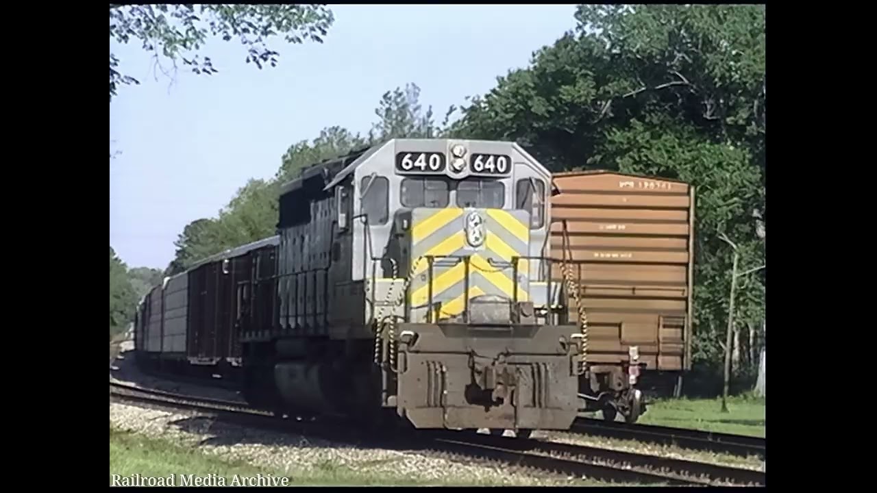 KCS in Louisiana and Texas - April 1996 (see description for locations)