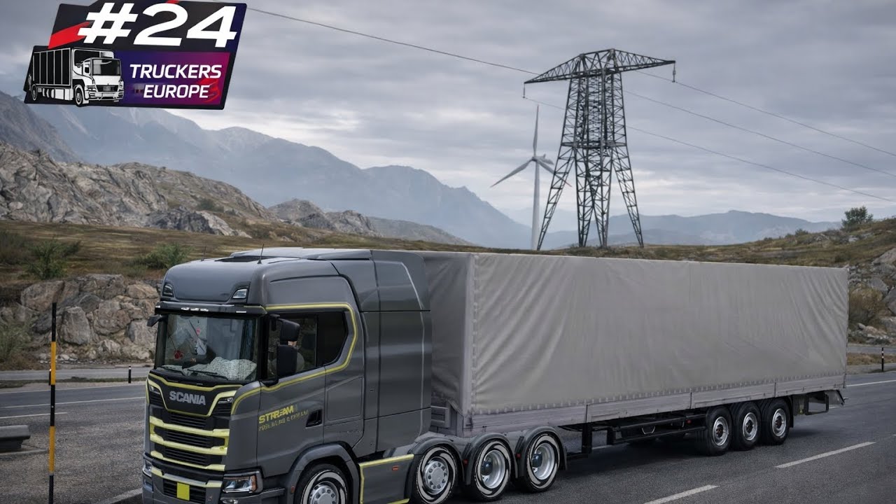 🚛 Truckers of Europe 3 🎮#24 🌧️ realistic gameplay 🎮 heavy cargo 🪨 Rush driving 🚦