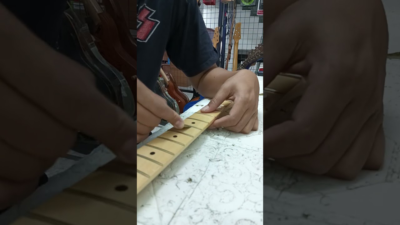 telecaster maple to refret ... Nonuz Guitars Luthier Repairs Kuala Lumpur Malaysia  0176460900